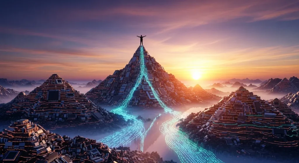 パーソナルAIの主権を手に入れた個人のイメージ図