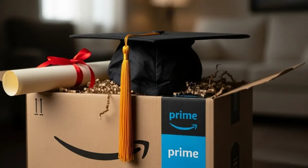 卒業とプライム会員継続のイメージ