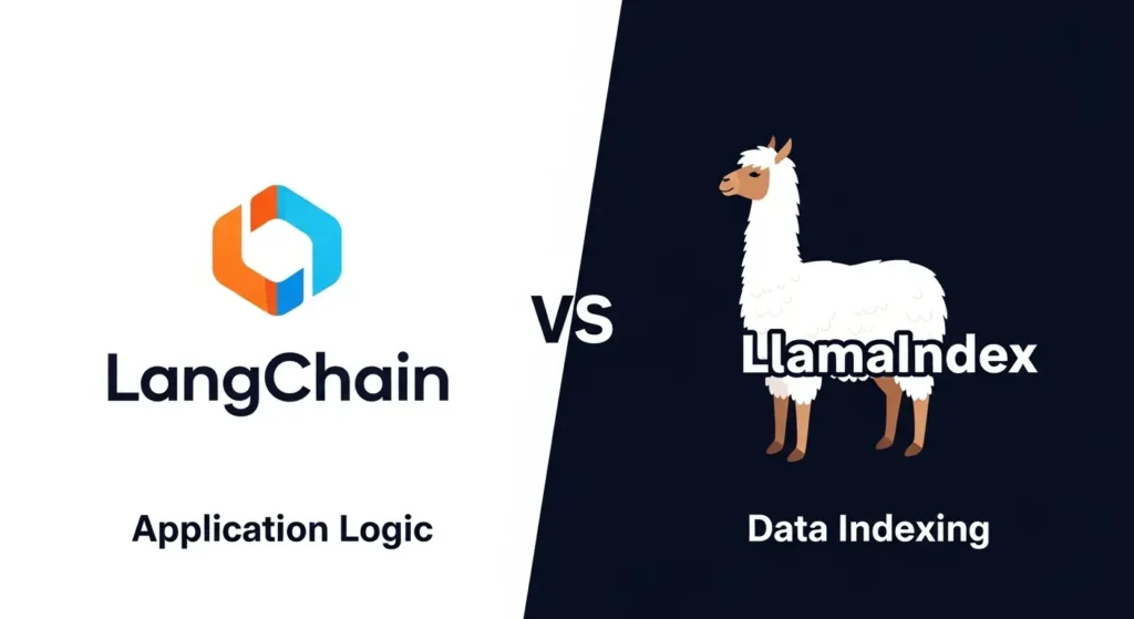 LangChainとLlamaIndexの比較チャート
