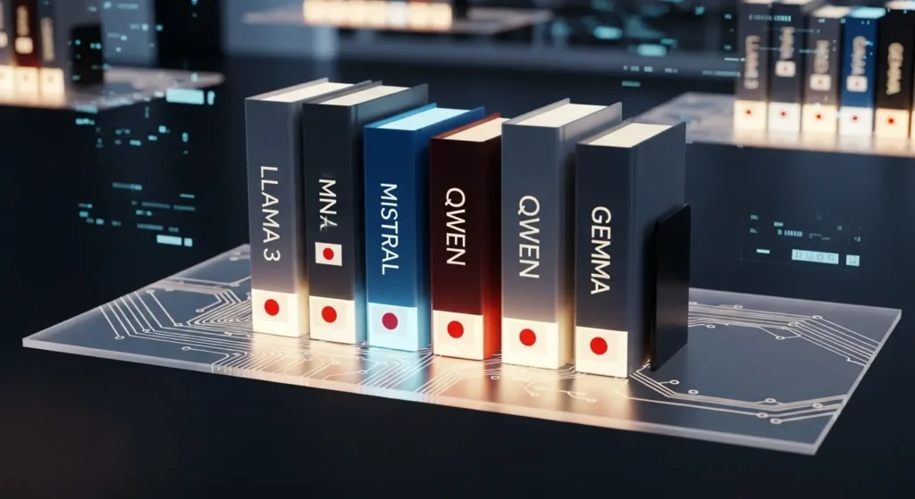 様々な大規模言語モデル(LLM)の選択肢