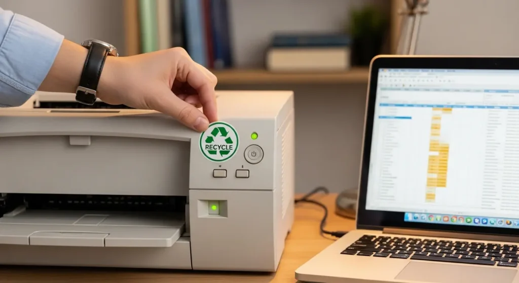 古いプリンターをWindows 11で再利用する様子