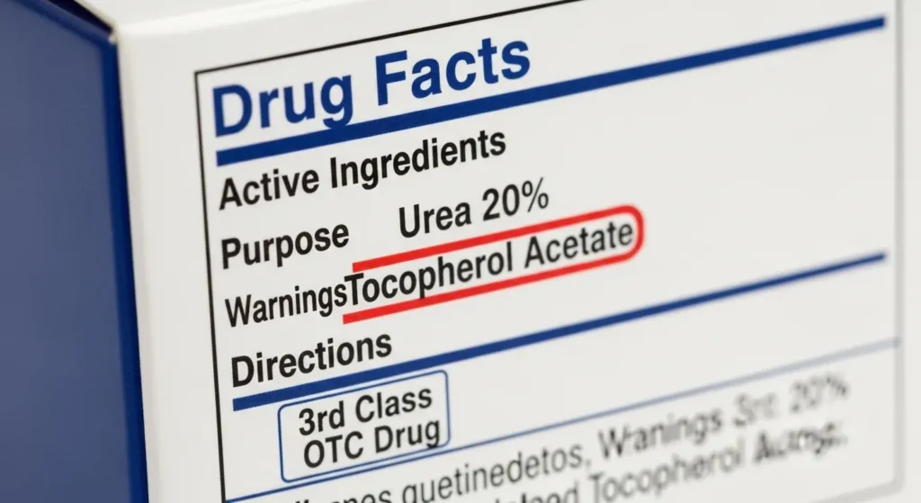 第3類医薬品の表記と有効成分が記載された市販薬のパッケージ