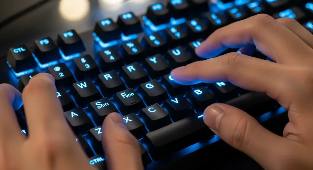 グラフィックドライバーをリセットするショートカットキーの操作