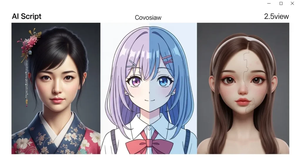 実写・アニメ・2.5次元モデルの品質レビュー比較