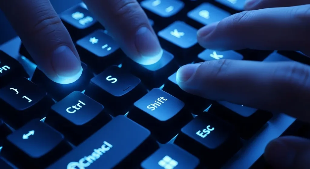 タスクマネージャーを起動するキーボード操作