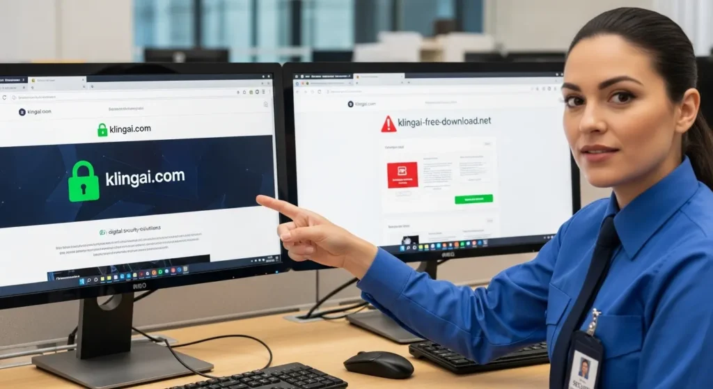 Kling AIの公式サイトと偽の誘導サイトを正確に見分けるチェックポイント