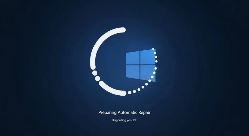 Windows 11の自動修復画面