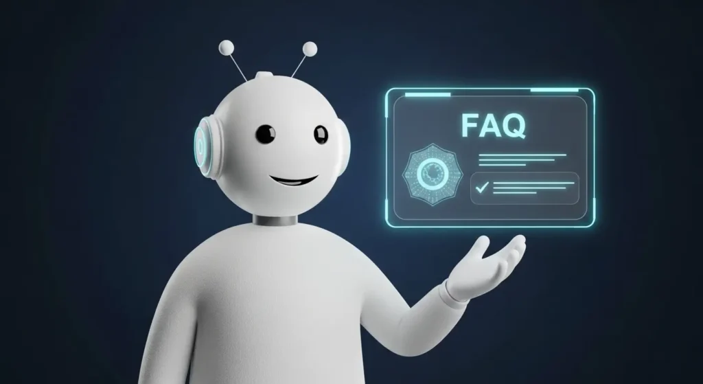よくある質問に答えるAIアシスタント