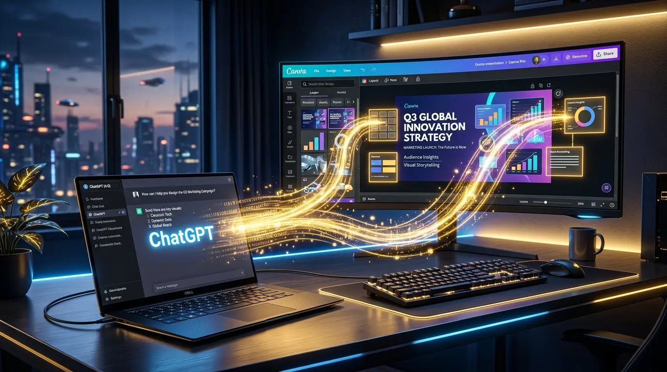 CanvaとChatGPTを連携させてデザイン作成を自動化するワークフロー