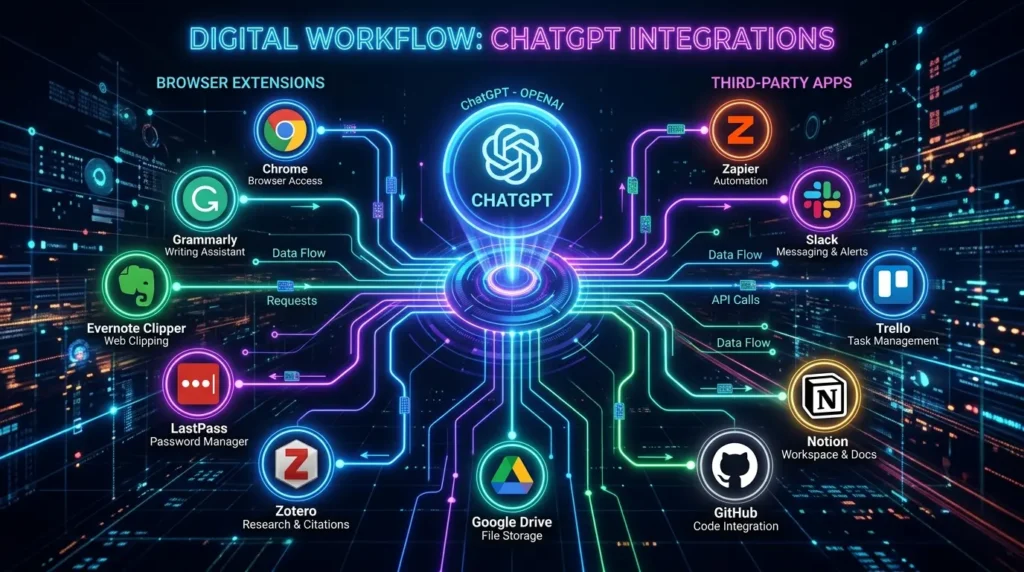 拡張機能や連携アプリがChatGPTの動作に与える影響