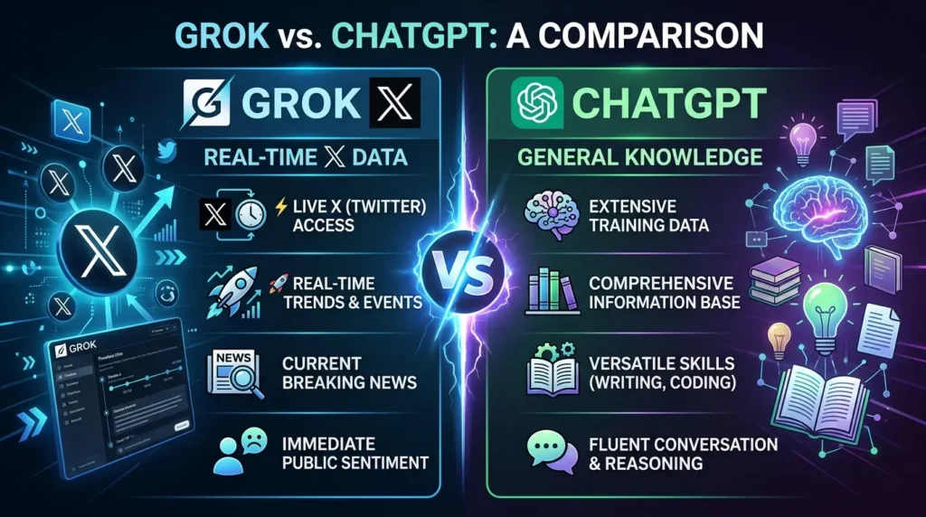 Grok AIとChatGPTの得意分野と使い分けのポイント