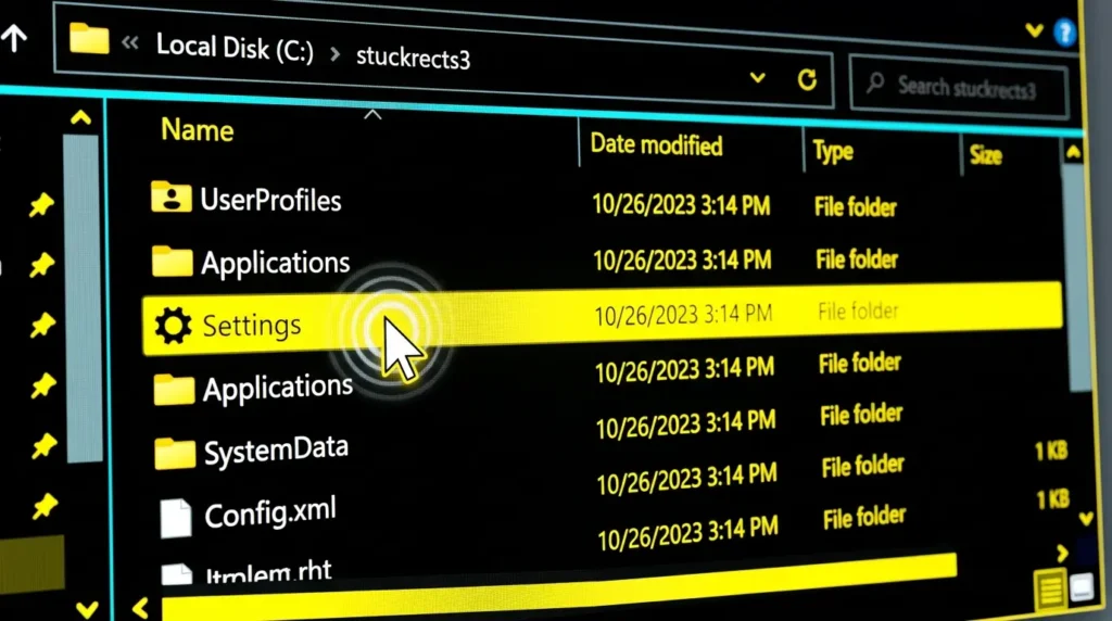 StuckRects3フォルダーの中にあるSettingsというバイナリ値をダブルクリックして編集ウインドウを開いた状態