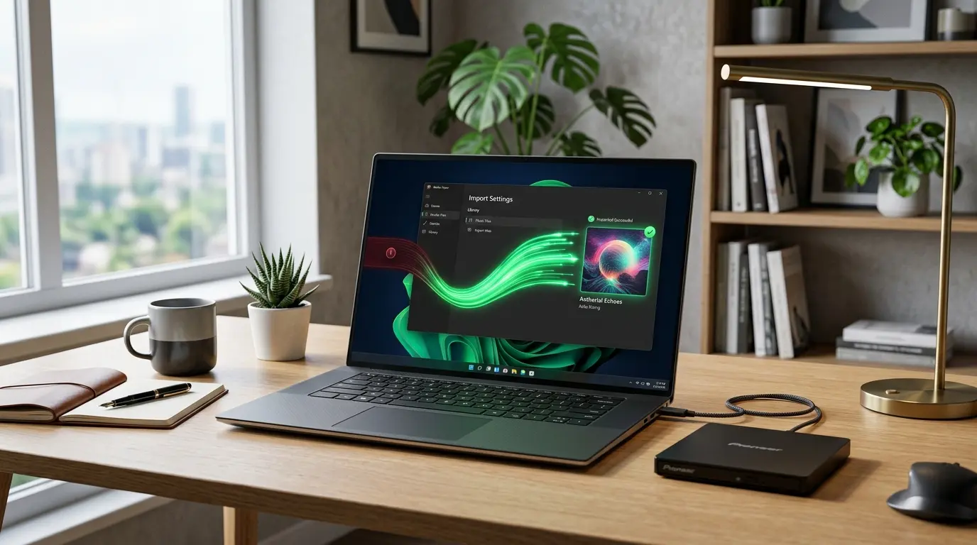 Windows11のWindows Media Playerで音楽CDを取り込めないトラブルを解決するアイキャッチ画像