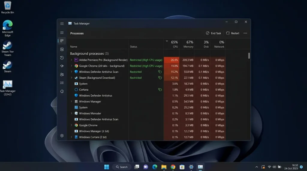 Windows 11のアプリ設定でバックグラウンドアプリのアクセス許可をオフにする画面