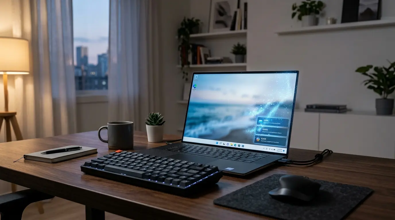 Windows 11のパソコン画面で通知設定をオフにして集中環境を