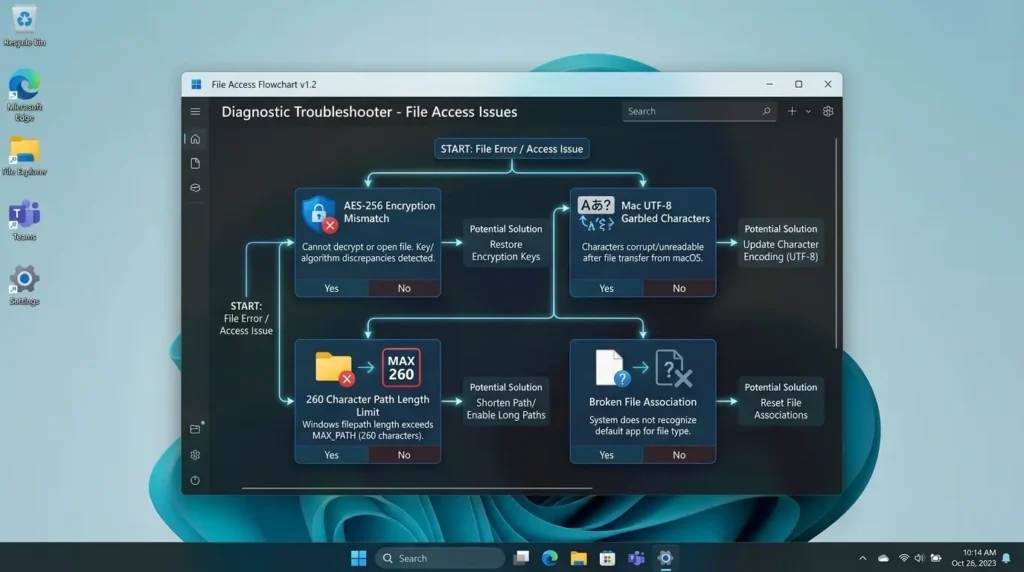 Windows 11でZIPファイルが解凍できない4つの主な原因を整理した診断図